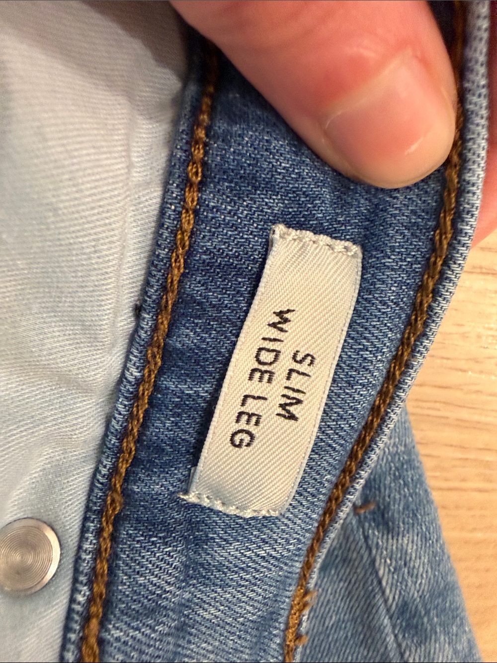 J Crew 28 High-Rise Wide Leg Women’s Jeans in Medium Blue - Picture 6 of 9
